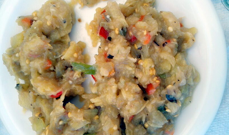 Bucătăria mediteraneeană: meze - salata de vinete